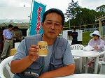 ビールでごきげん